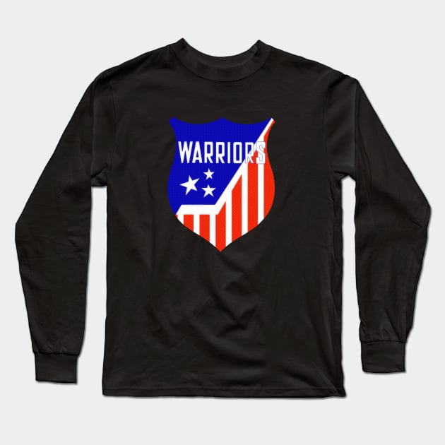 Defunct Chicago Warriors Hockey 1973 Long Sleeve T-Shirt by LocalZonly